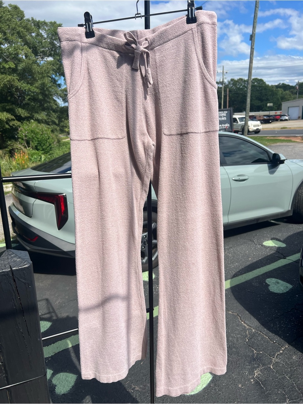 Barefoot Dreams Cozychic Ultra Lite Knit Lounge Pants -blush size small
